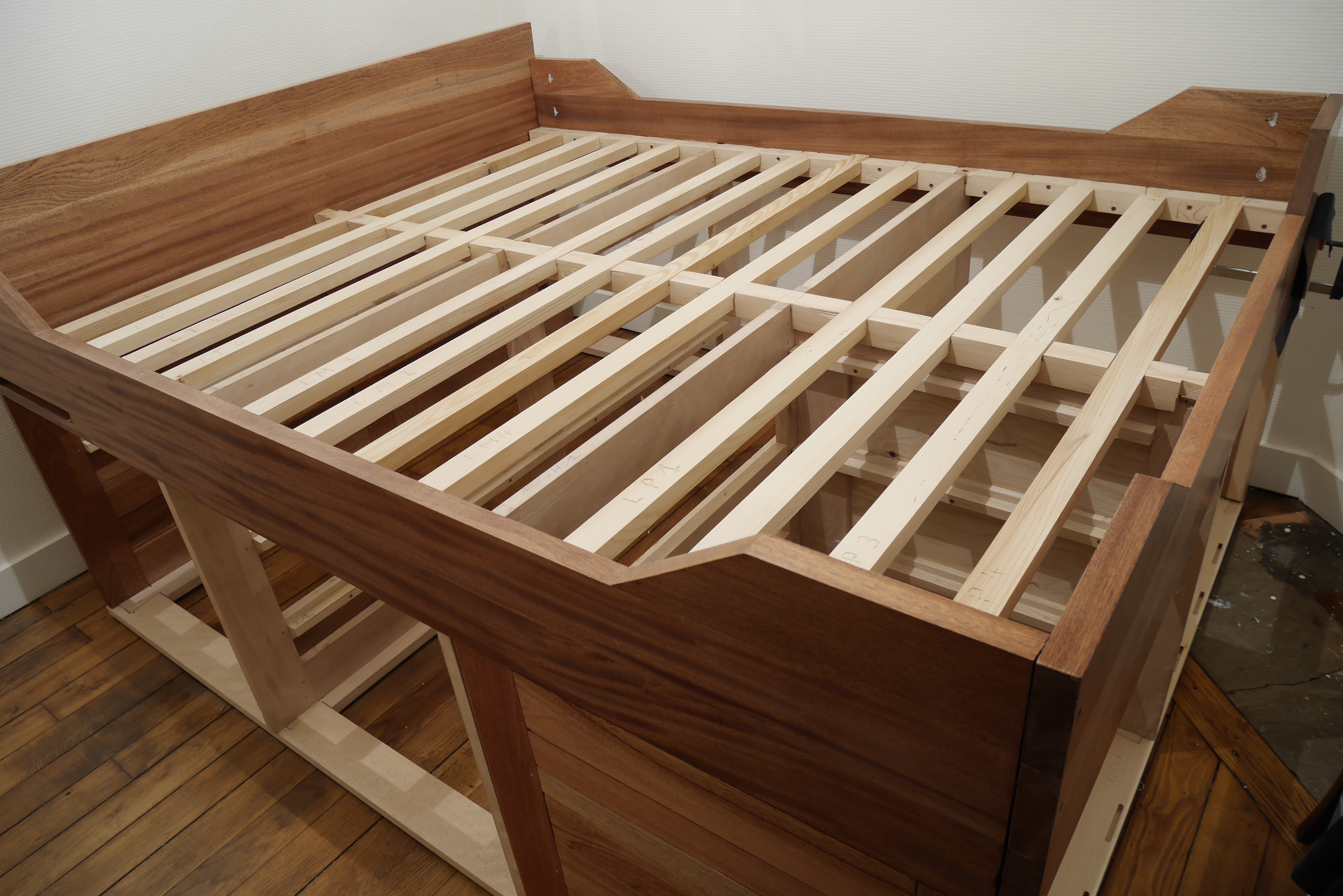 modern captain bed
