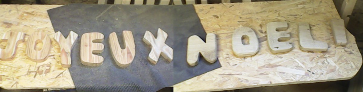 Wooden letters