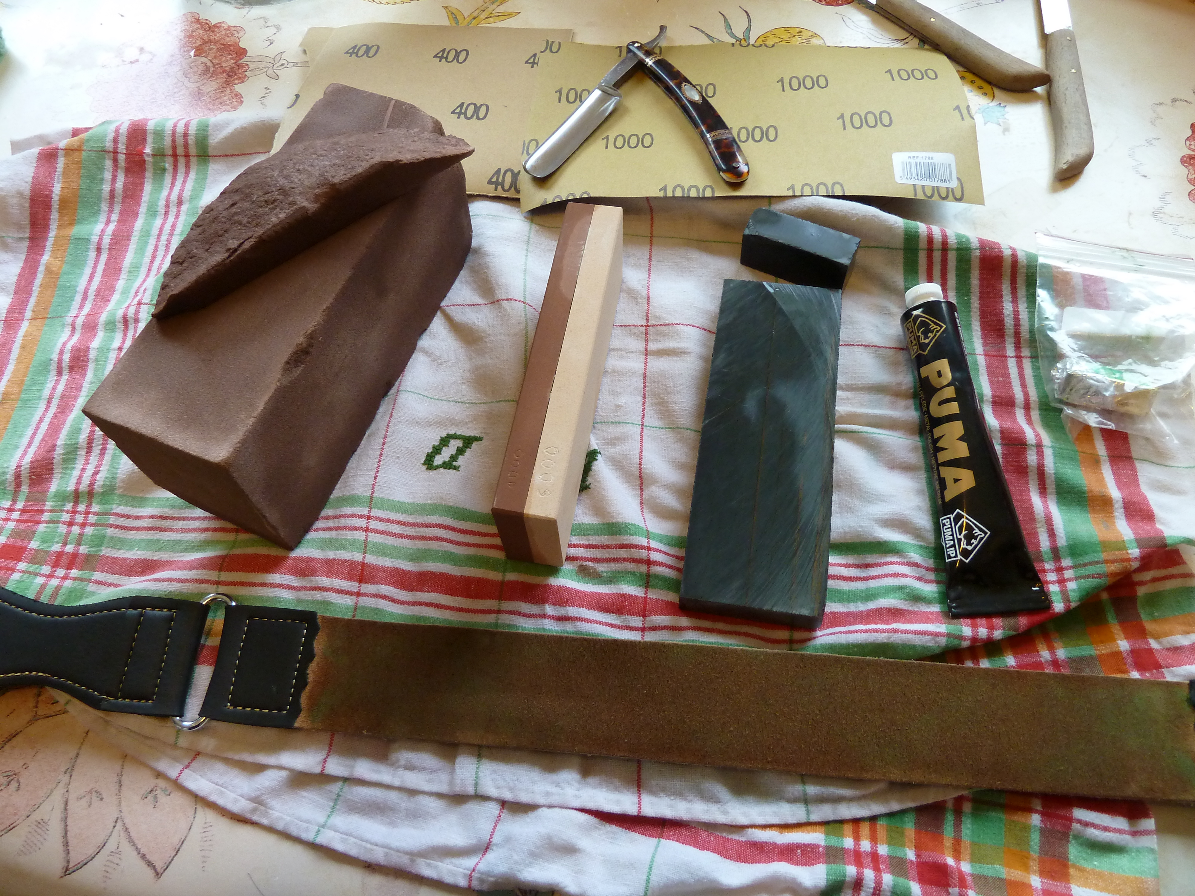 Restoring straight razor